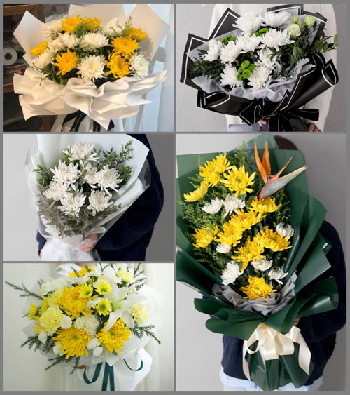 贵州毕节市纳雍县中岭镇白事花束代送